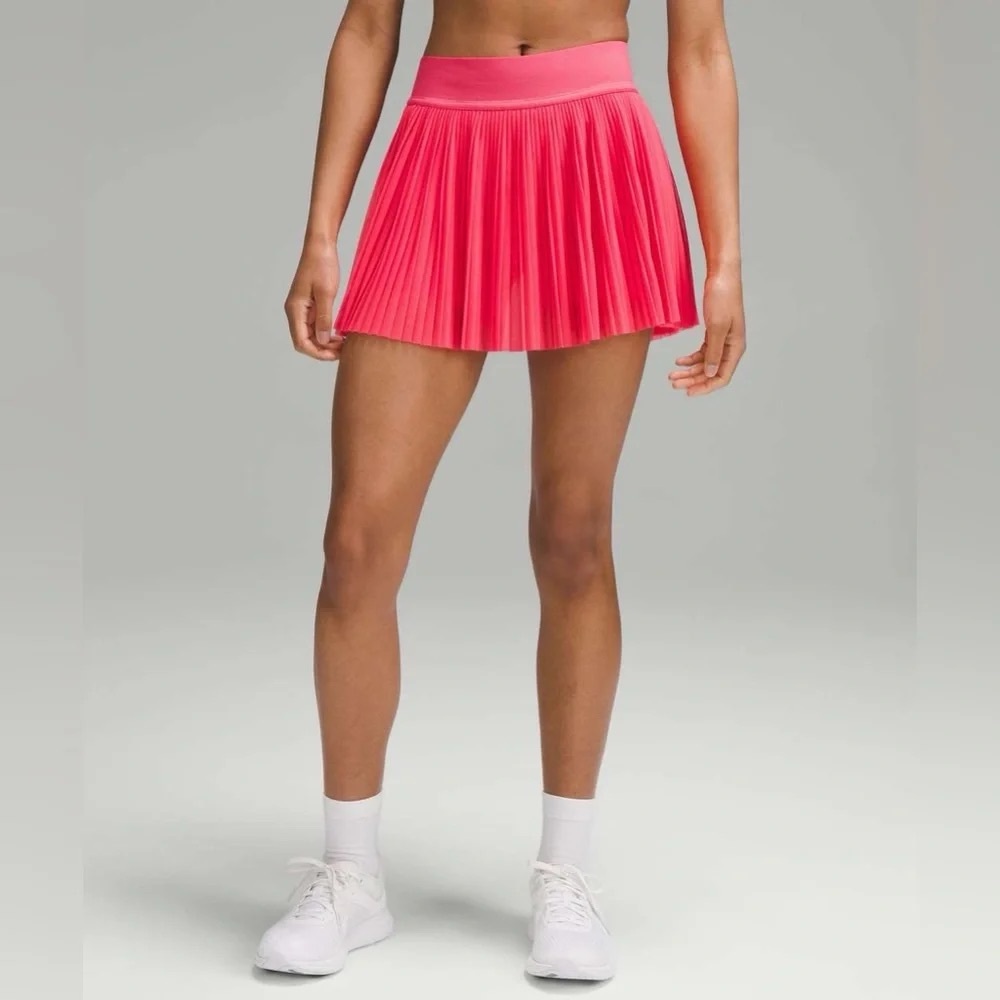 Lululemon Tennis Set- Pink Mini Skirt and Crop Top - Picture 2 of 12